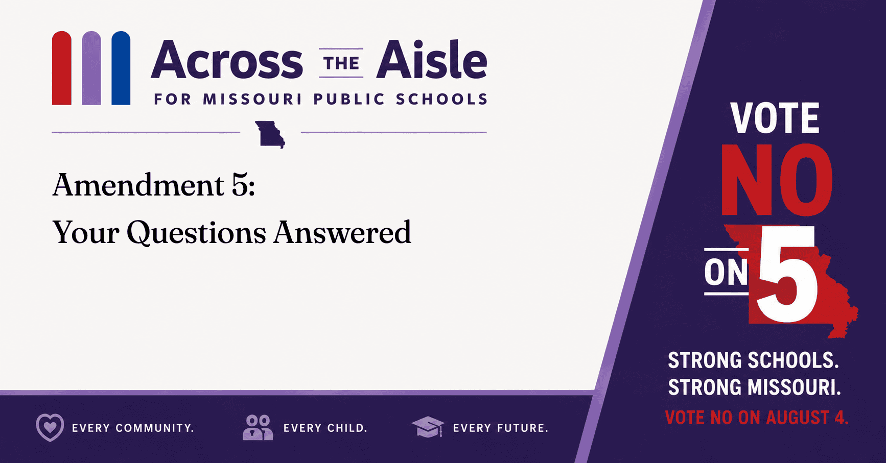 Title card for Amendment 5: Your Future Vote on the Line